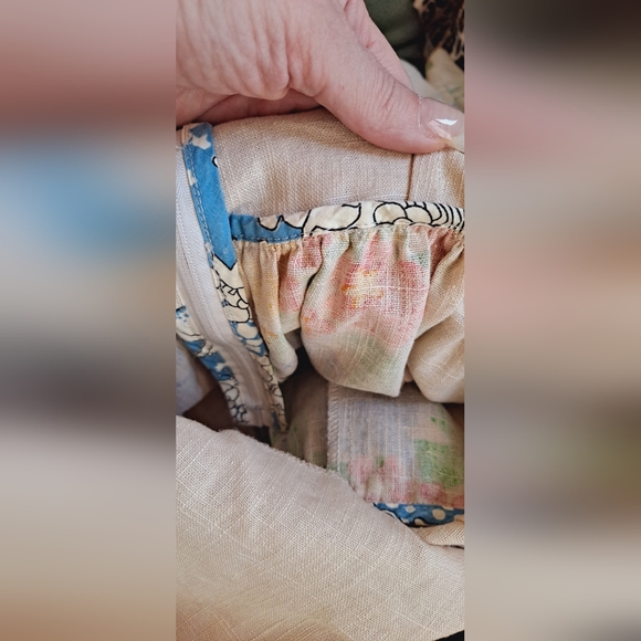 NWOT Designer Niko Niko KNITTED DOVE Floral Printed Empire Waist Babydoll Dress - Picture 13 of 13